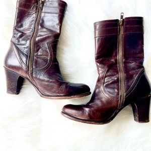 Frye Boot, chocolate brown, Size 8.5